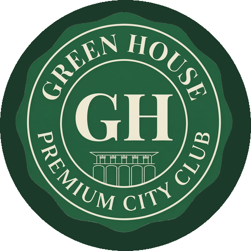 Green House GH monogram badge